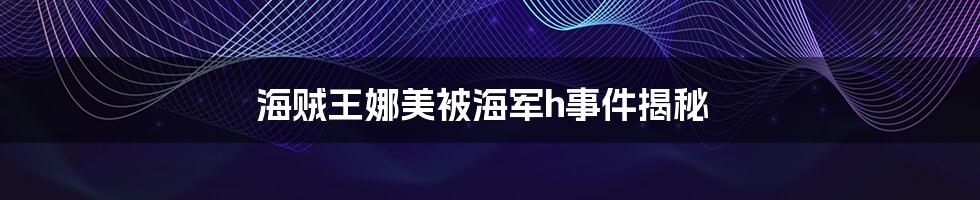 海贼王娜美被海军h事件揭秘