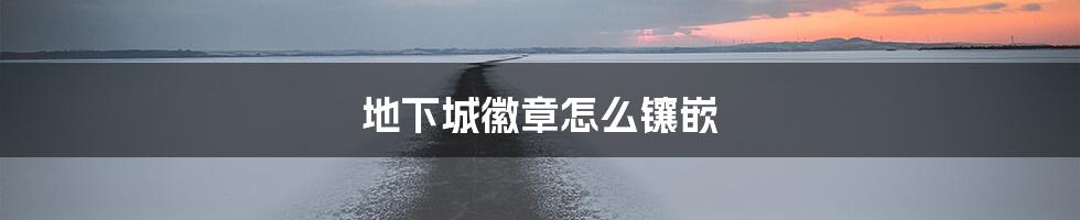 地下城徽章怎么镶嵌