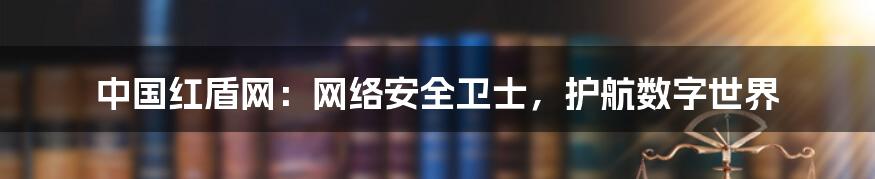 中国红盾网：网络安全卫士，护航数字世界