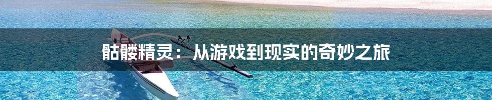 骷髅精灵：从游戏到现实的奇妙之旅