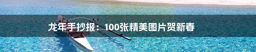 龙年手抄报：100张精美图片贺新春