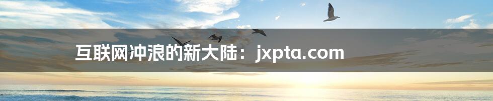 互联网冲浪的新大陆：jxpta.com