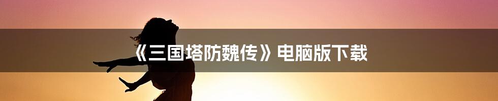 《三国塔防魏传》电脑版下载