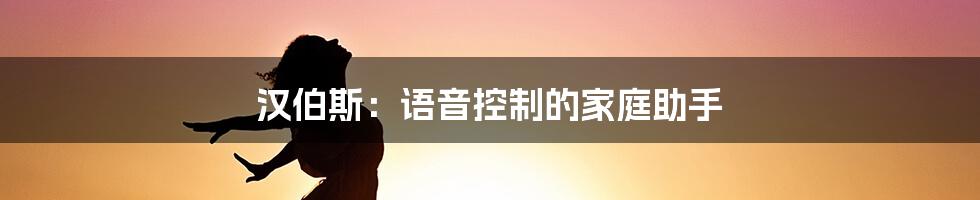 汉伯斯：语音控制的家庭助手