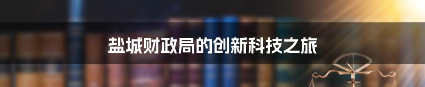 盐城财政局的创新科技之旅