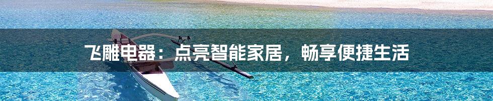 飞雕电器：点亮智能家居，畅享便捷生活