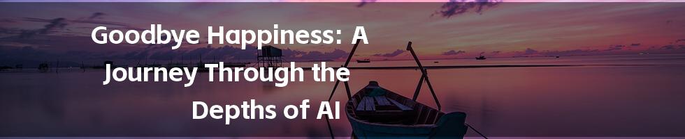 Goodbye Happiness: A Journey Through the Depths of AI