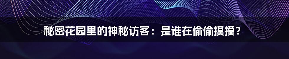 秘密花园里的神秘访客：是谁在偷偷摸摸？