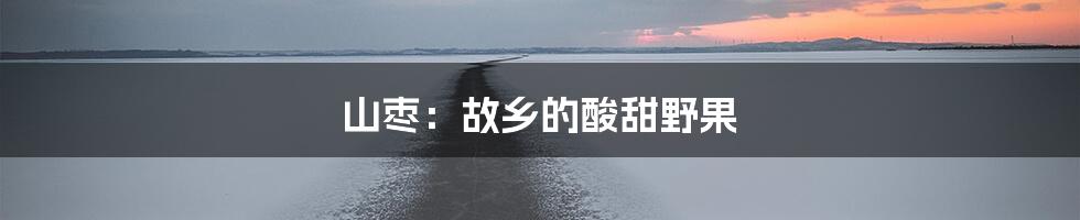 山枣：故乡的酸甜野果