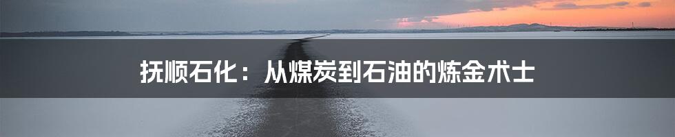 抚顺石化：从煤炭到石油的炼金术士