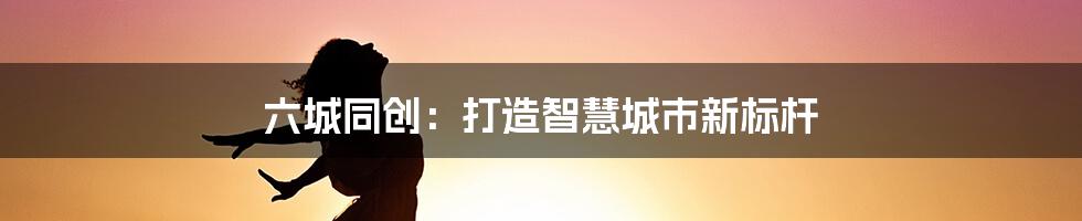 六城同创：打造智慧城市新标杆