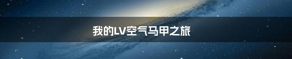 我的LV空气马甲之旅