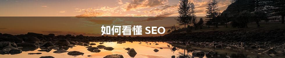 如何看懂 SEO