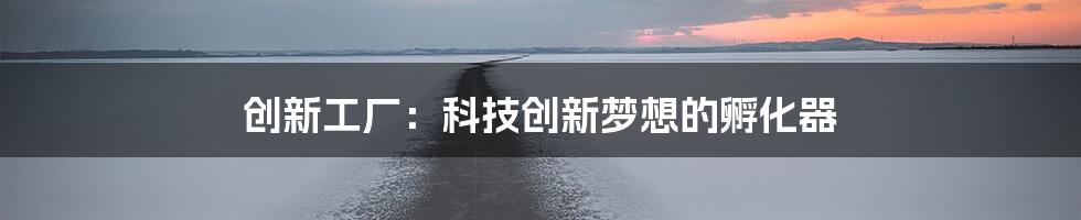 创新工厂：科技创新梦想的孵化器