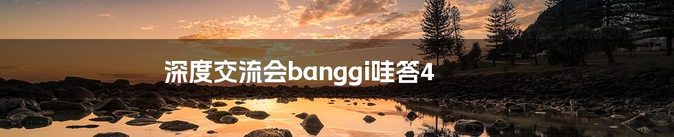 深度交流会banggi哇答4