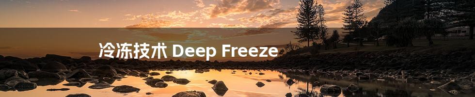 冷冻技术 Deep Freeze