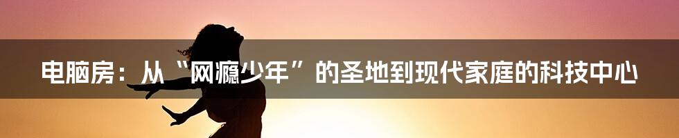 电脑房：从“网瘾少年”的圣地到现代家庭的科技中心