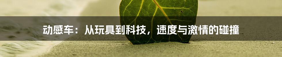 动感车：从玩具到科技，速度与激情的碰撞